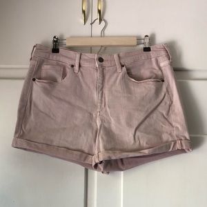 Dusty rose universal thread mid-rise shorts